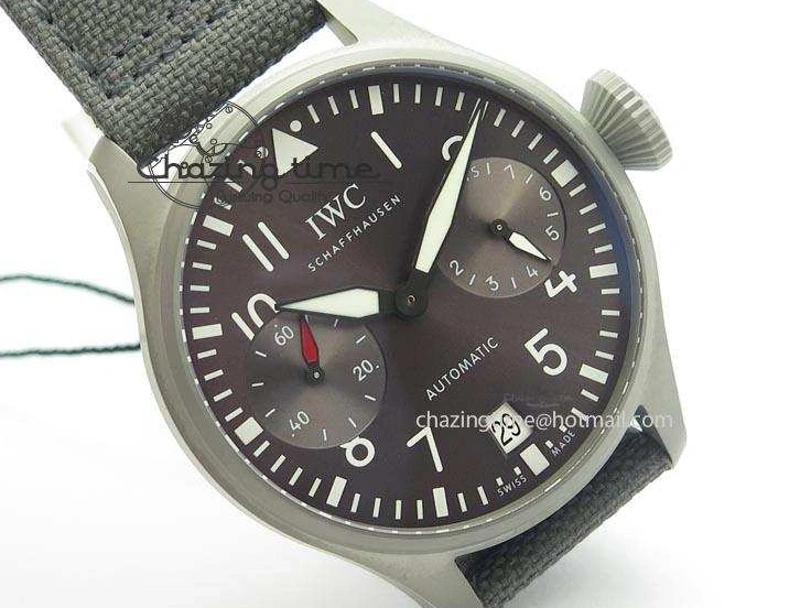 MIROTIME 0117 SunProtective Big Pilot Real PR IW500910 “Patrouille Suisse” ZF 1:1 Best Edition On Gray Nylon Strap 7278
